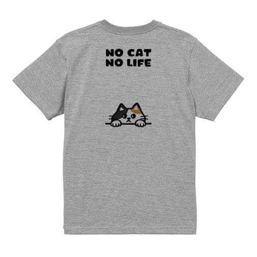 【Tシャツ】何か気になる三毛猫(wakat) 5.6oz Cotton:100%
