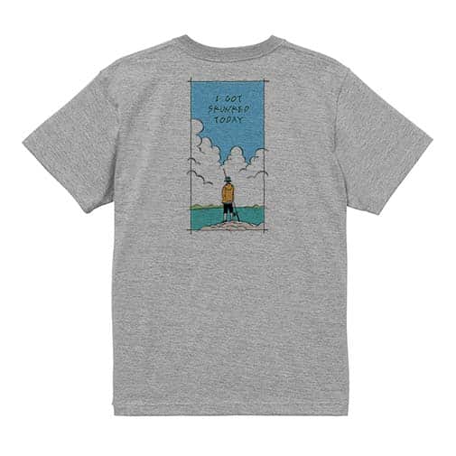 【Tシャツ】【釣りざんまい】今日は何も釣れなかった  5.6oz Cotton:100%