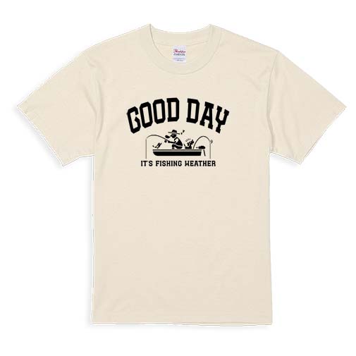 【Tシャツ】【釣りざんまい】ウトウトボートフィッシング  5.6oz Cotton:100%