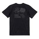 【Tシャツ】【釣りざんまい】釣り人と魚の遭遇_DG  5.6oz Cotton:100%