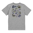 【Tシャツ】【釣りざんまい】PACK LIGHT, GO FISH.  5.6oz Cotton:100%