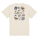 【Tシャツ】【釣りざんまい】PACK LIGHT, GO FISH.  5.6oz Cotton:100%