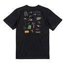【Tシャツ】【釣りざんまい】釣りに行く準備_ハイデザイン  5.6oz Cotton:100%