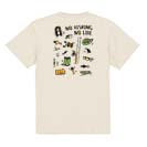 【Tシャツ】【釣りざんまい】釣りに行く準備_ハイデザイン  5.6oz Cotton:100%
