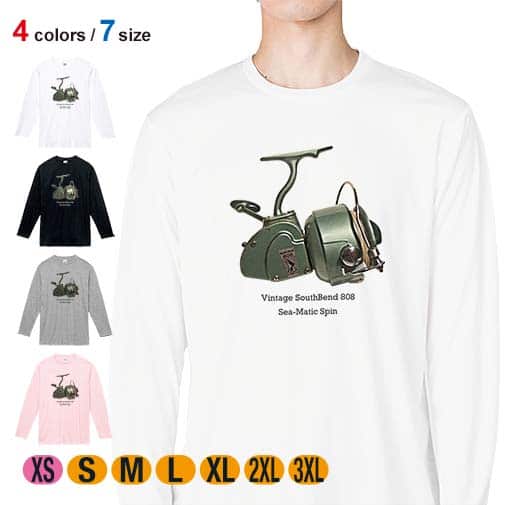 【長袖Tシャツ】ビンテージリール 5.6oz Cotton:100%