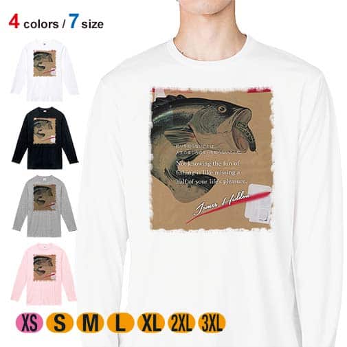 【長袖Tシャツ】ヘドン創始者の名言 5.6oz Cotton:100%