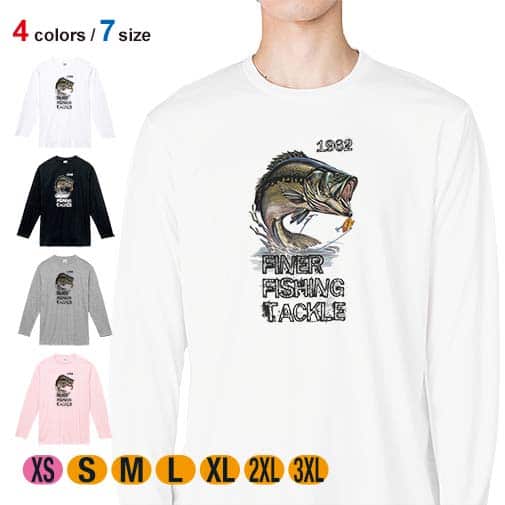 【長袖Tシャツ】ファイナリー・フィッシング・タックル 5.6oz Cotton:100%