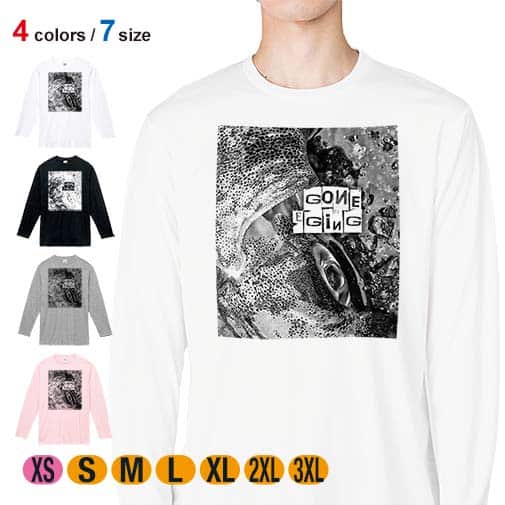 【長袖Tシャツ】エギングに行こう! 5.6oz Cotton:100%