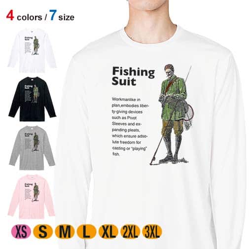 【長袖Tシャツ】バーバリー フィッシングスーツ 5.6oz Cotton:100%