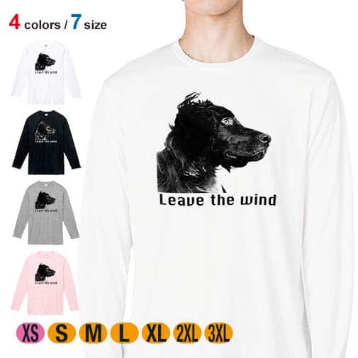 【長袖Tシャツ】風吹くままに 5.6oz Cotton:100%