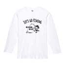 【長袖Tシャツ】【釣りざんまい】レッツゴーフィッシング ウトウトアングラー 5.6oz Cotton:100%