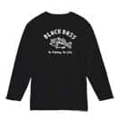 【長袖Tシャツ】【釣りざんまい】ブラックバス 5.6oz Cotton:100%