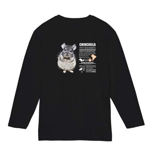 【長袖Tシャツ】チンチラ 5.6oz Cotton:100%