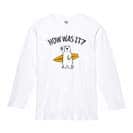 【長袖Tシャツ】波乗りシロクマさん(wakat) 5.6oz Cotton:100%