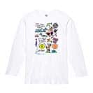 【長袖Tシャツ】【釣りざんまい】釣りに行きませんか?_カラフル 5.6oz Cotton:100%