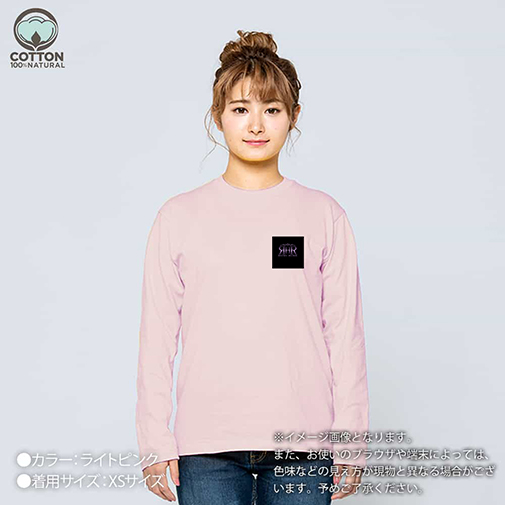 【長袖Tシャツ】【ROMI HIME】ORIGINAL DESIGN 5.6oz Cotton:100%