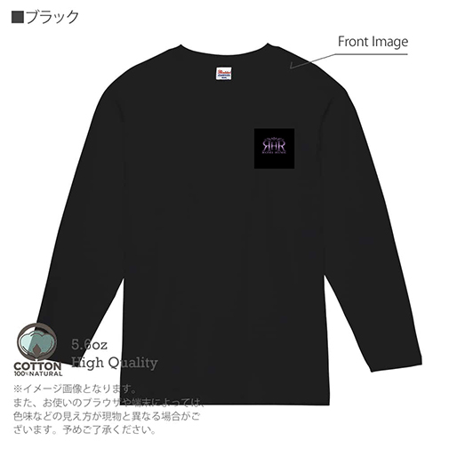 【長袖Tシャツ】【ROMI HIME】ORIGINAL DESIGN 5.6oz Cotton:100%