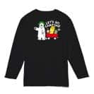 【長袖Tシャツ】キャンプに行くシロクマさん(wakat) 5.6oz Cotton:100%