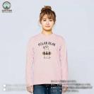 【長袖Tシャツ】シロクマさんと浮き輪(wakat) 5.6oz Cotton:100%