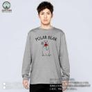 【長袖Tシャツ】シロクマさんとスイカ(wakat) 5.6oz Cotton:100%