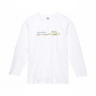 【長袖Tシャツ】ウクライナ寄付金 デザインN0.2 5.6oz Cotton:100%
