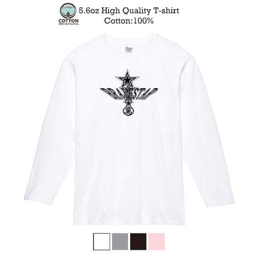 【長袖Tシャツ】【2029】スターアップ 5.6oz Cotton:100%