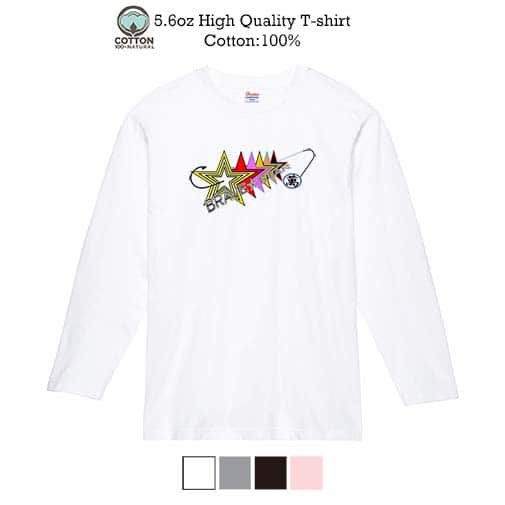 【長袖Tシャツ】【2029】スターマン No3 5.6oz Cotton:100%