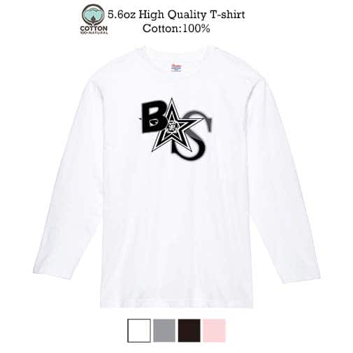 【長袖Tシャツ】【2029】ブレイブスター 5.6oz Cotton:100%