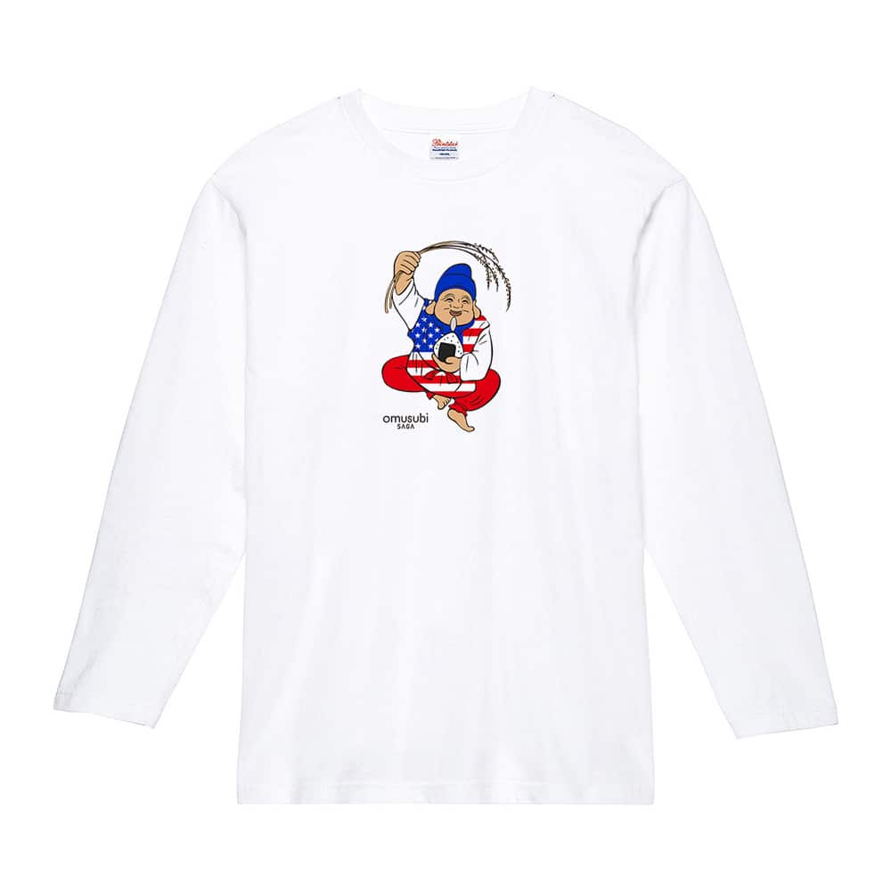 OMUSUBI【長袖Tシャツ】アメリカ合衆国