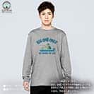 【長袖Tシャツ】【釣りざんまい】愛犬とボートフィッシング_カラフル 5.6oz Cotton:100%