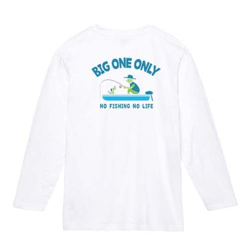 【長袖Tシャツ】【釣りざんまい】愛犬とボートフィッシング_カラフル 5.6oz Cotton:100%