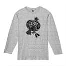 【彫姫】【長袖Tシャツ】達磨小槌 5.6oz Cotton:100%