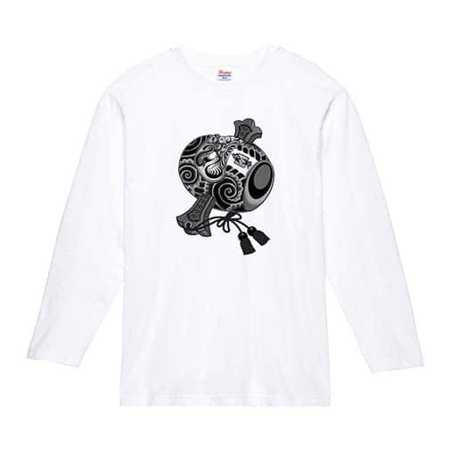 【彫姫】【長袖Tシャツ】達磨小槌 5.6oz Cotton:100%