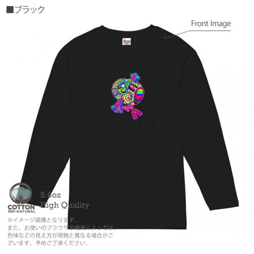 【彫姫】【長袖Tシャツ】達磨小槌七色 5.6oz Cotton:100%