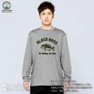 【長袖Tシャツ】【釣りざんまい】ブラックバス_カラフル 5.6oz Cotton:100%