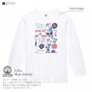 【長袖Tシャツ】【釣りざんまい】釣りに行きませんか?_レトロ 5.6oz Cotton:100%