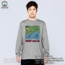 【長袖Tシャツ】【釣りざんまい】ルアー釣りのターゲット 5.6oz Cotton:100%