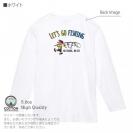 【長袖Tシャツ】【釣りざんまい】レッツゴーフィッシング ルアーと少年_カラフル 5.6oz Cotton:100%