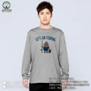 【長袖Tシャツ】【釣りざんまい】レッツゴーフィッシング ポッチャリアングラー_カラフル 5.6oz Cotton:100%