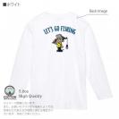 【長袖Tシャツ】【釣りざんまい】レッツゴーフィッシング 釣り好き少年_カラフル 5.6oz Cotton:100%