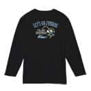 【長袖Tシャツ】【釣りざんまい】レッツゴーフィッシング ウトウトアングラー_カラフル 5.6oz Cotton:100%