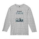 【長袖Tシャツ】【釣りざんまい】ボート釣りを楽しむ  5.6oz Cotton:100%