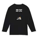 【長袖Tシャツ】何か気になる三毛猫(wakat) 5.6oz Cotton:100%