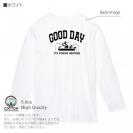【長袖Tシャツ】【釣りざんまい】ウトウトボートフィッシング  5.6oz Cotton:100%