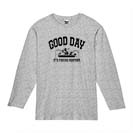 【長袖Tシャツ】【釣りざんまい】ウトウトボートフィッシング  5.6oz Cotton:100%