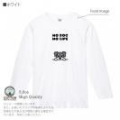 【長袖Tシャツ】何か気になるミニチュアシュナウザー_ソルト＆ペッパー(wakat) 5.6oz Cotton:100%
