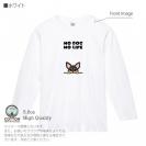 【長袖Tシャツ】何か気になるチワワ_ブラックタン(wakat) 5.6oz Cotton:100%