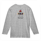 【長袖Tシャツ】シロクマさんの夏(wakat) 5.6oz Cotton:100%