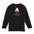 【長袖Tシャツ】シロクマさんスイカウマー(wakat) 5.6oz Cotton:100%