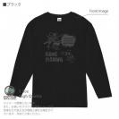 【長袖Tシャツ】【釣りざんまい】釣り人と魚の遭遇_DG  5.6oz Cotton:100%